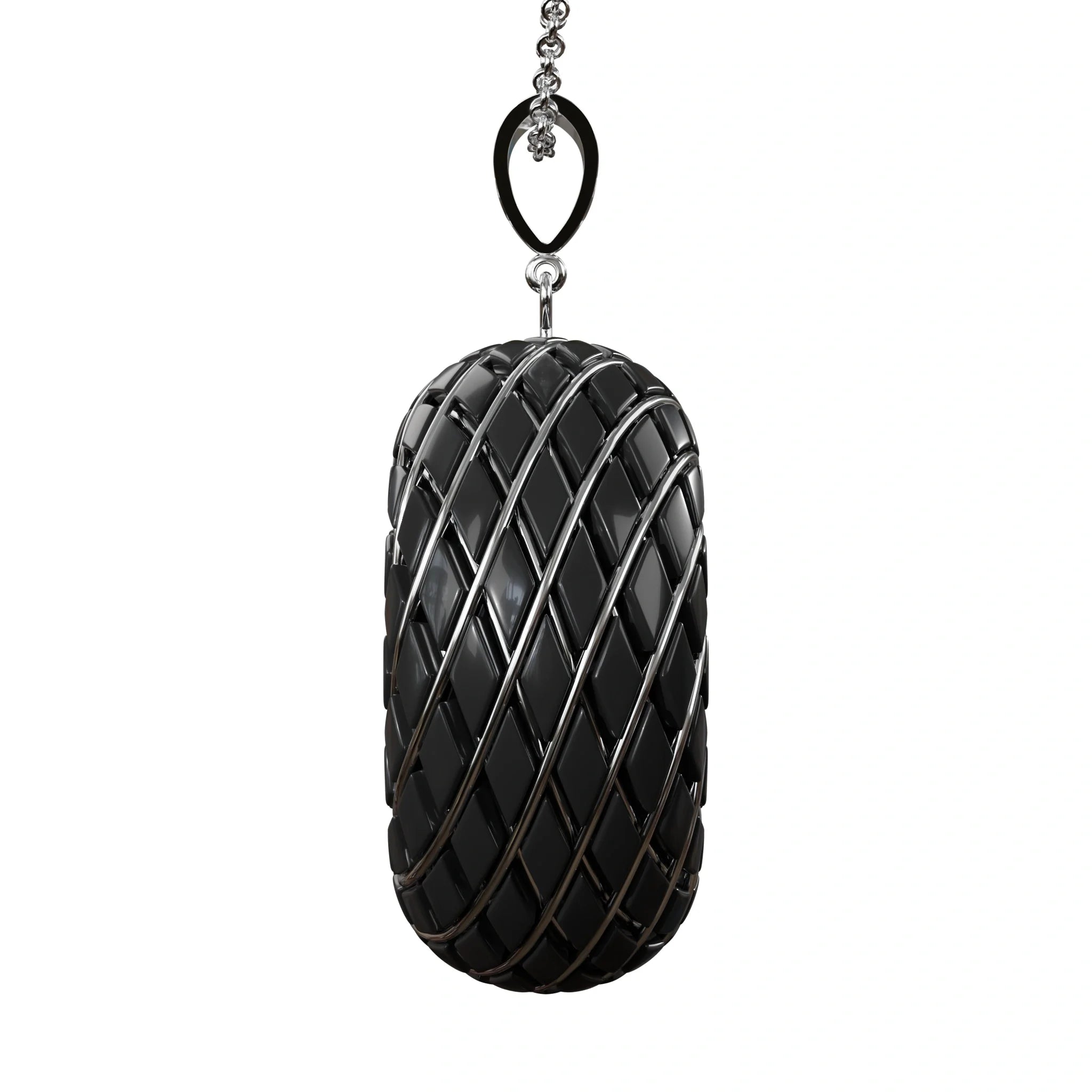 C60 Shungite - iTorus iZ Crystal Toroidal Pendant